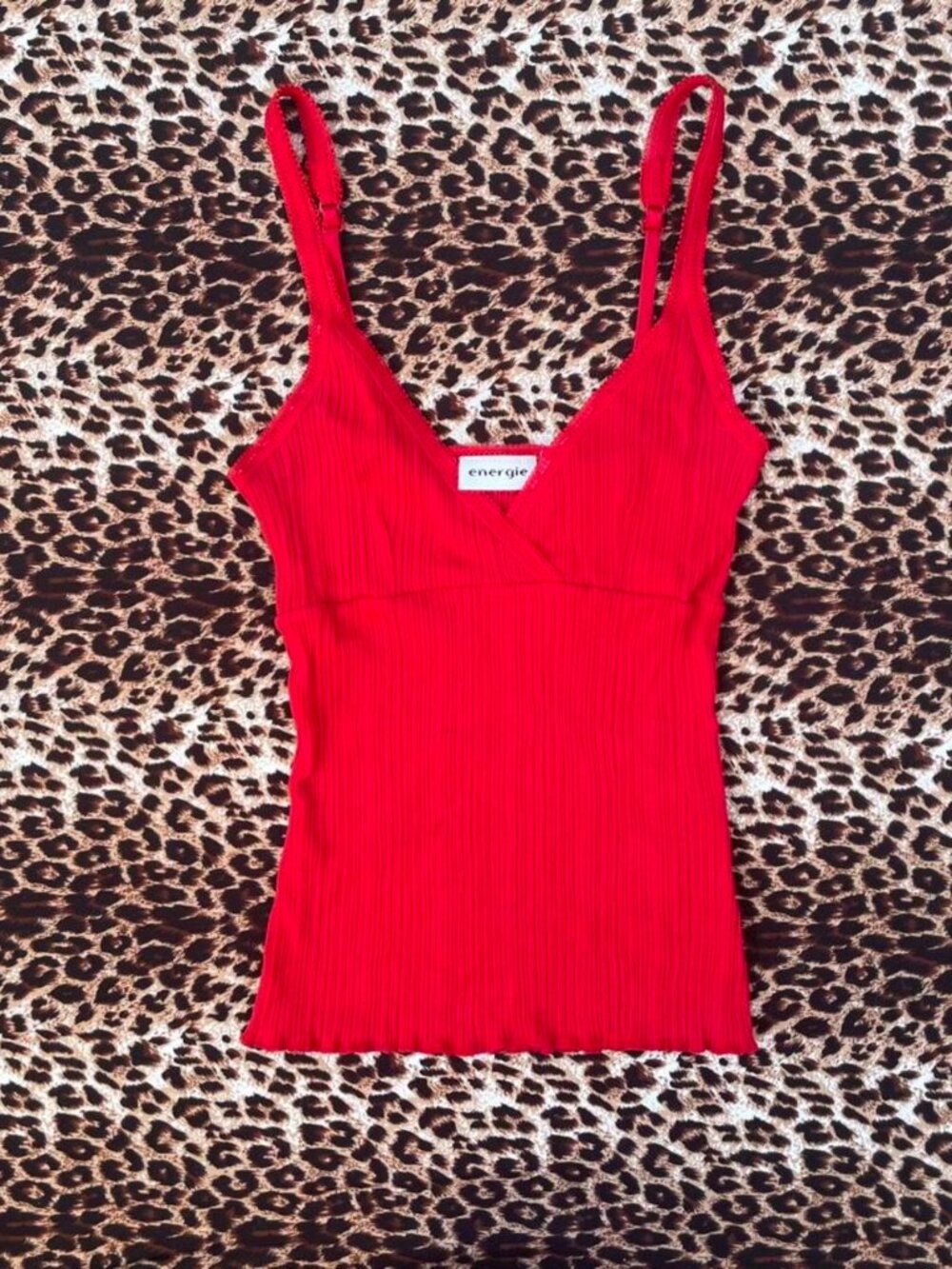 2000s energie babydoll red cami